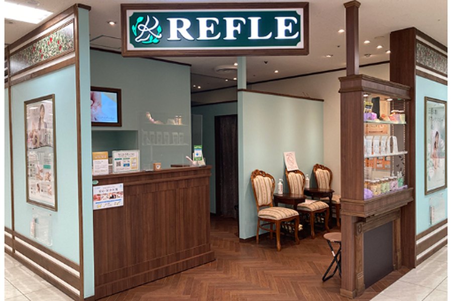 REFLE(リフレ)船橋東武店の公式サイトの画面